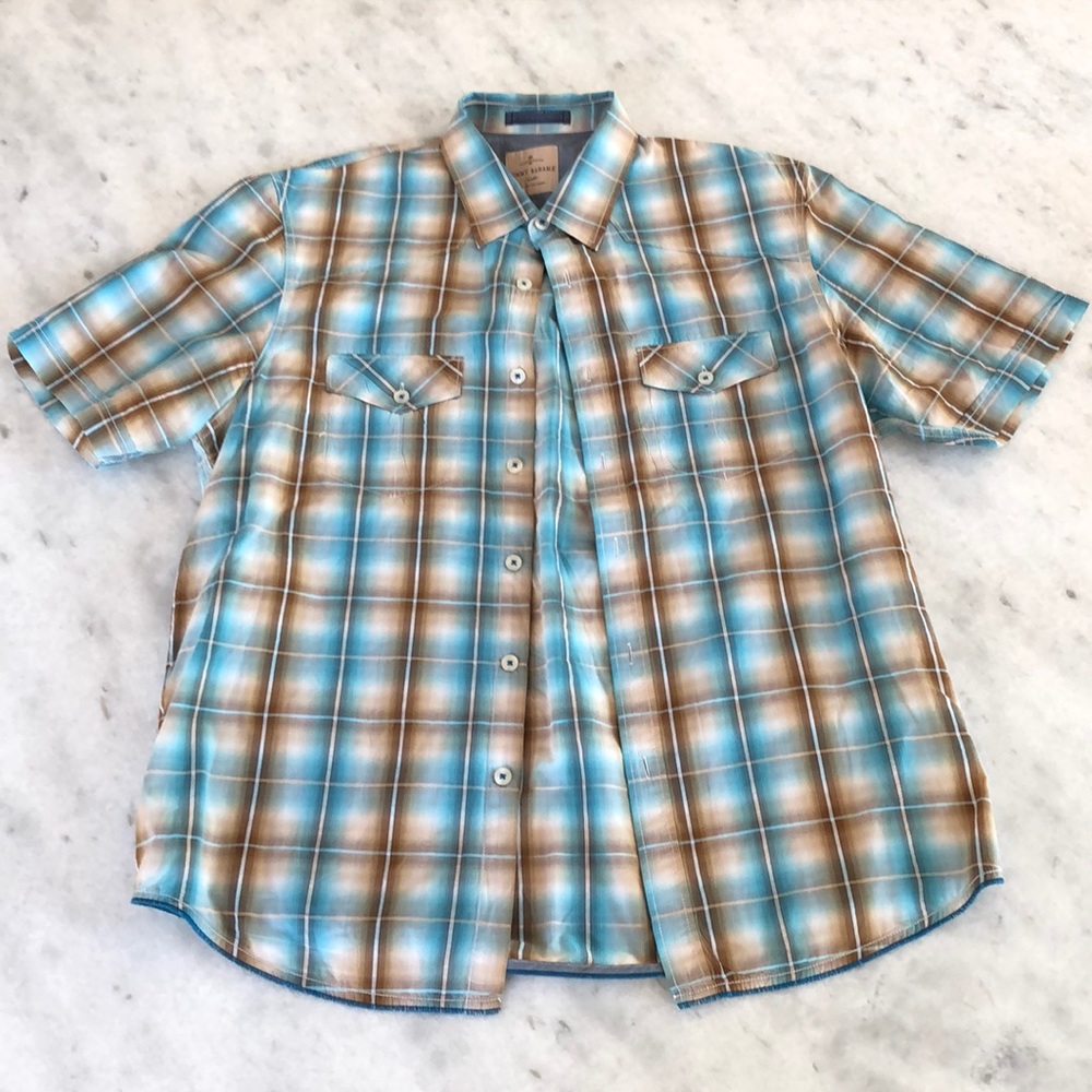 Tommy Bahama Lightweight Plaid Button up